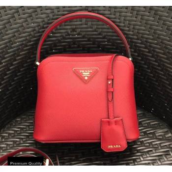 Prada Micro Saffiano Leather Matinee Bag 1BA286 Red 2020 (gongyifang-20110617)