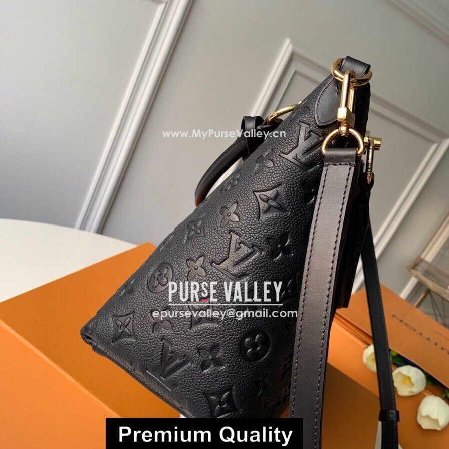 Louis Vuitton V TOTE MM bag black empreinte leather ref.258667 - Joli Closet