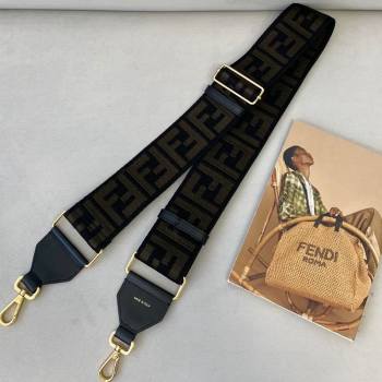Fendi Strap You Shoulder Strap in Khaki FF Ribbon 2021 (CL-21032014)