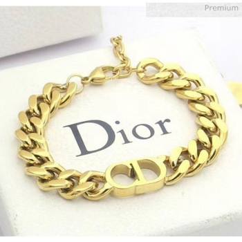 Dior CD Chian Bracelet 2061236 Gold 2020 (CS-20061236)